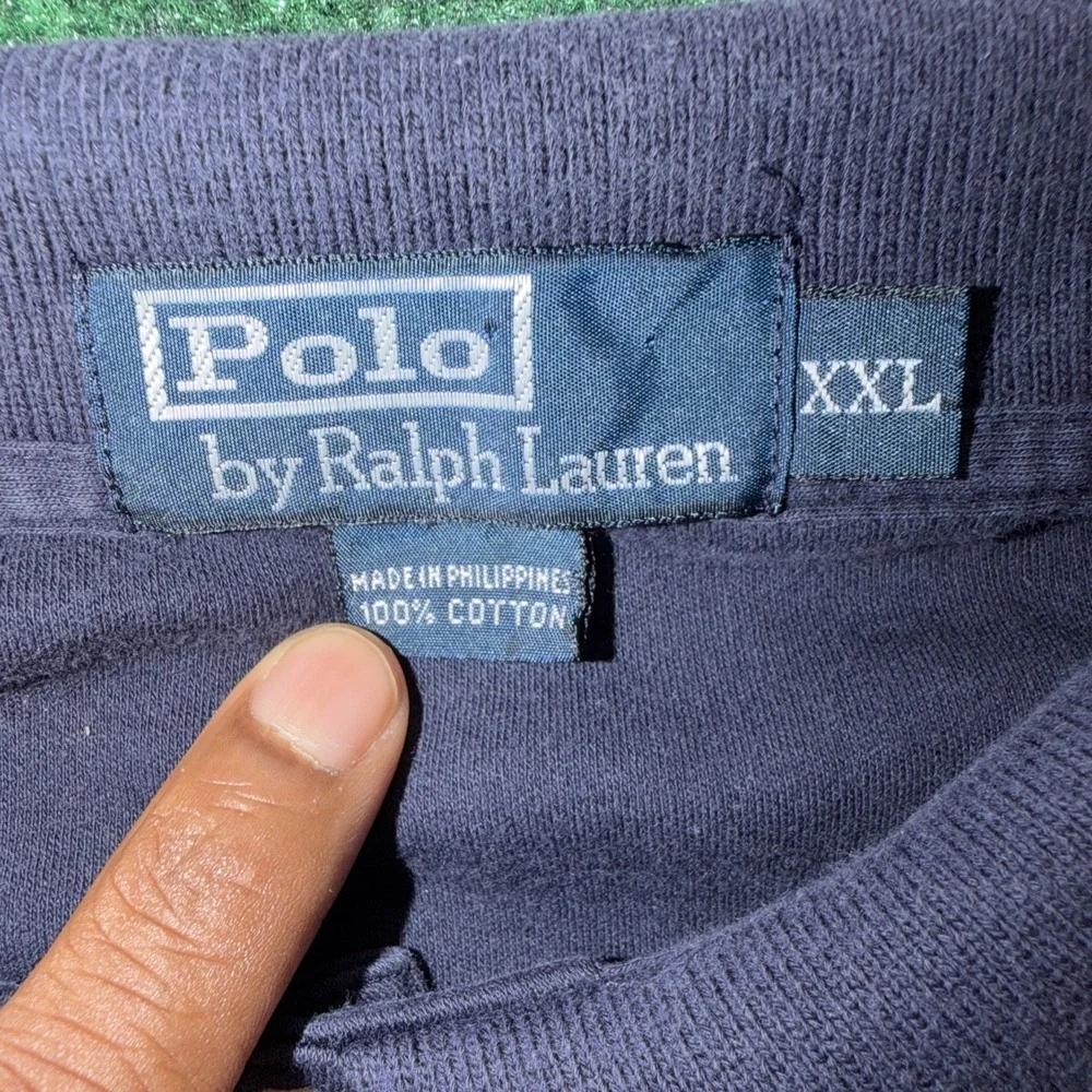 Polo Ralph Lauren Polo Shirt Men's Size 2XL Blue Shirt Red Horse G18